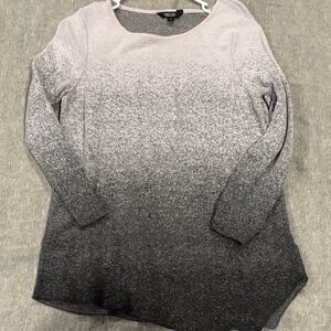 Simply Vera Vera Wang Gray Ombre Sweater